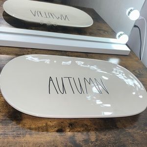 Rae Dunn “autumn” serving tray